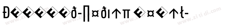 DINCond-Medium Regul字体转换